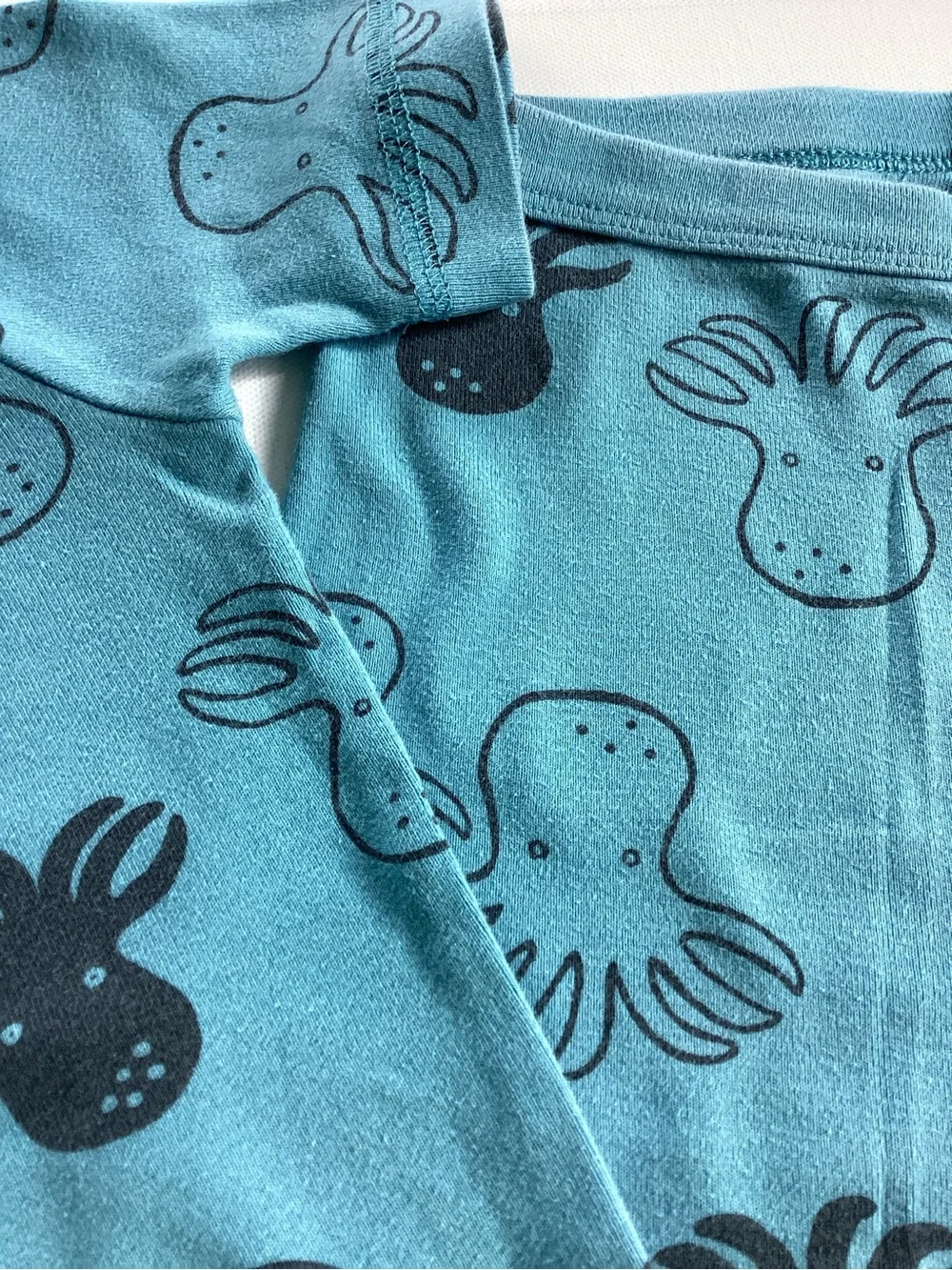 Tea Collection Blue Octopus Pajamas